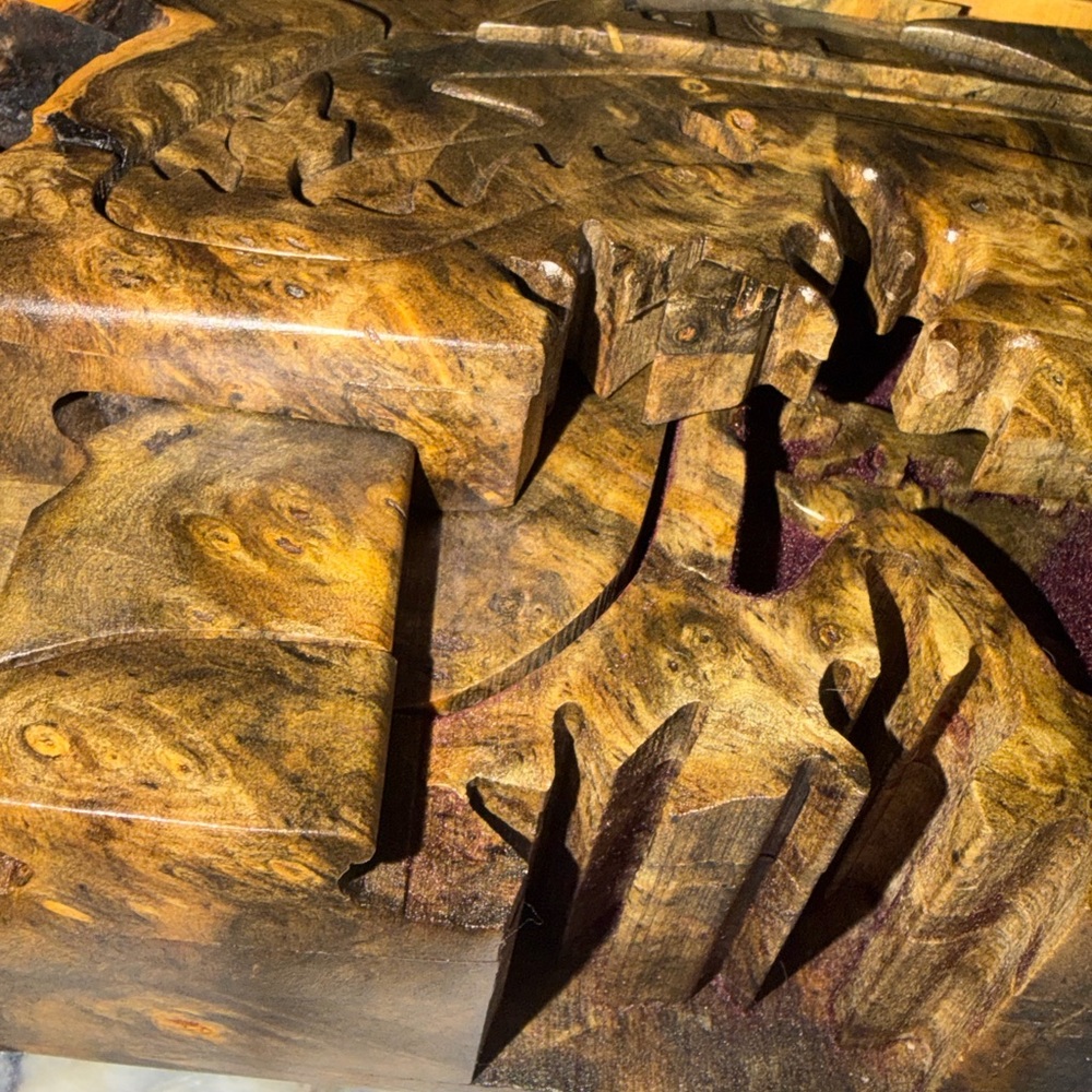 South Western Cowboy table art work puzzle box - Picture 9 of 12